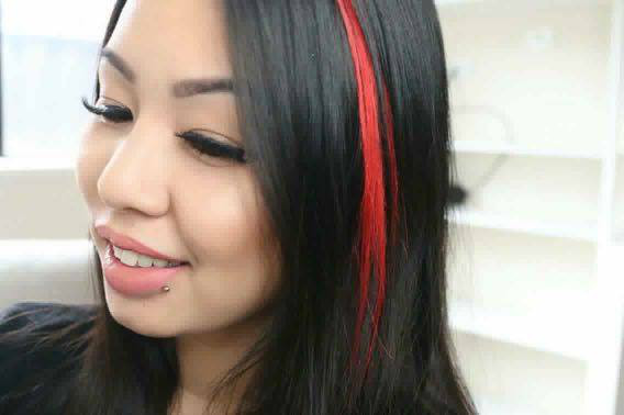 Red Highlights Clip-in Hair Extensions | KC&C - Keep Calm & Clip Em In
