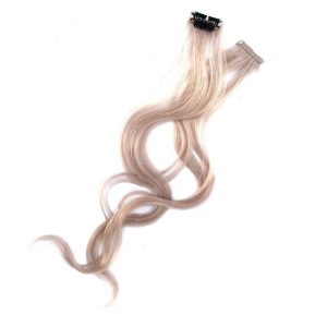 Champagne Silver Highlights Remy Human Hair