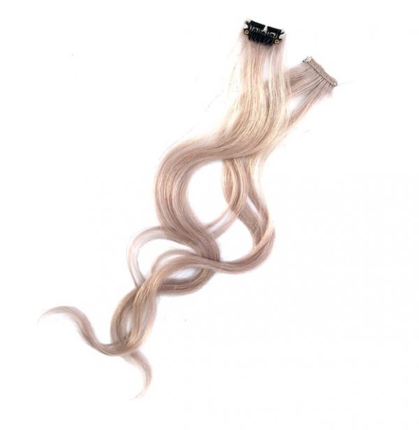Champagne Silver Highlights Remy Human Hair