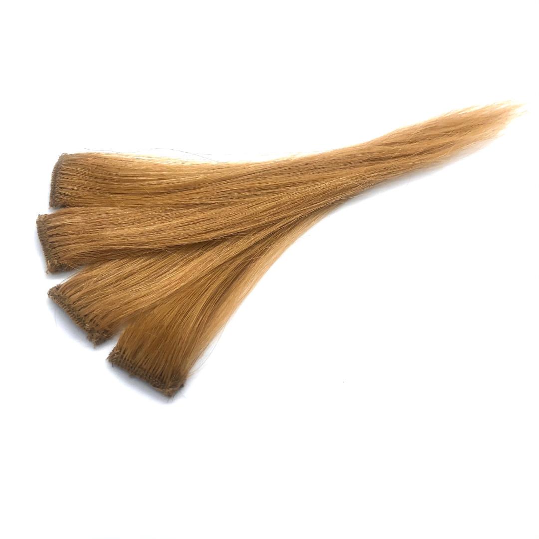 Strawberry Blonde Clipin Hair Extension Streaks KC&C
