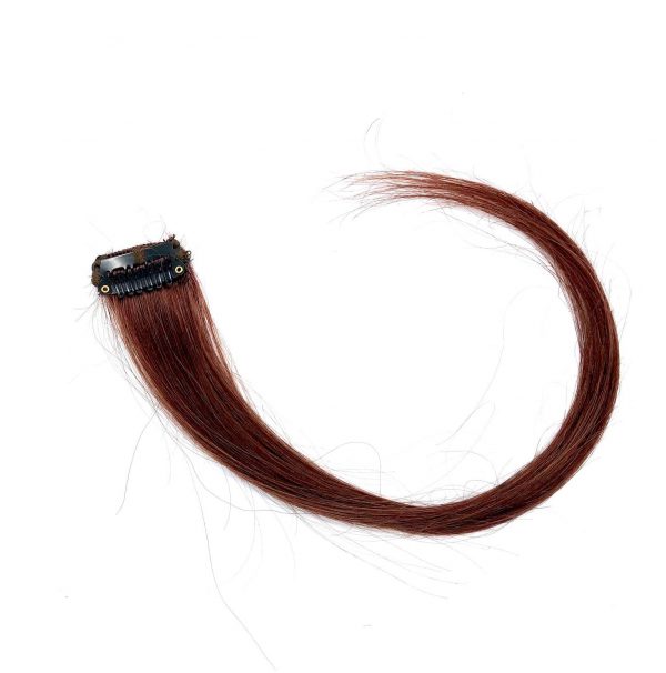Auburn Hair Highlights Clip-in Human Hair Extension Straight 00