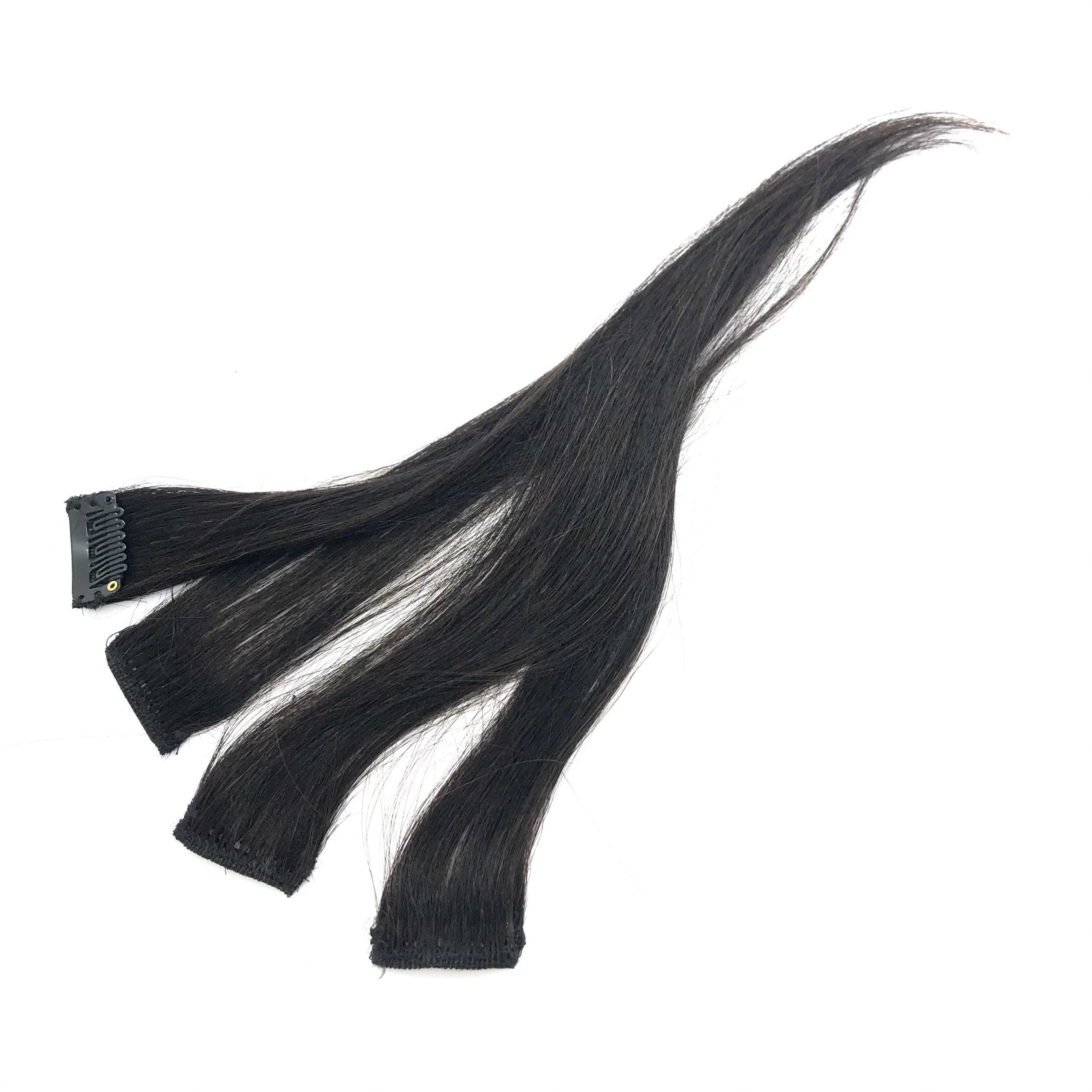 US Wire In Hair Extensions Elastic Band Secret Miracle Ring 100% Real Thick  Hair | eBay