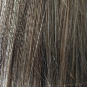 grey brown human hair extensions
